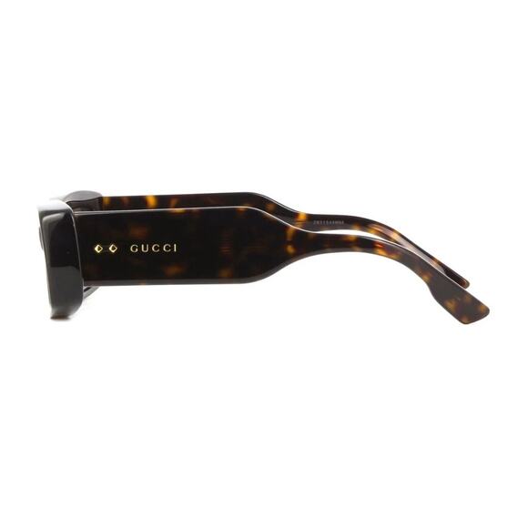 NEW Gucci Tortoiseshell‎ Rectangular Sunglasses Brown Luxe Designer Statement main image 9